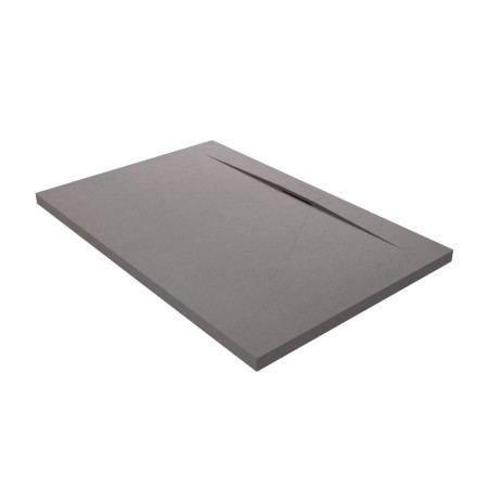 DISENIA DUAL PLATEAU DE DOUCHE EN TECHNOGEL CIMENT