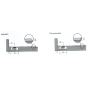 DISENIA DUAL PLATEAU DE DOUCHE EN TECHNOGEL ANTHRACITE