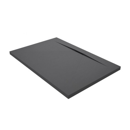DISENIA DUAL PLATEAU DE DOUCHE EN TECHNOGEL ANTHRACITE