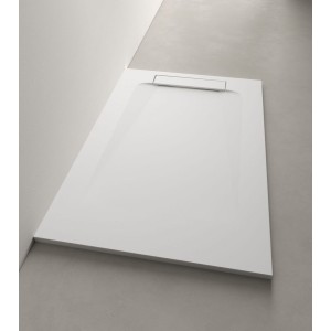 DISENIA SANDY PLATEAU DE DOUCHE EN CÉRAMIQUE BLANC MAT