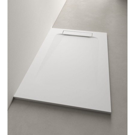 DISENIA SANDY PLATEAU DE DOUCHE EN CÉRAMIQUE BLANC MAT