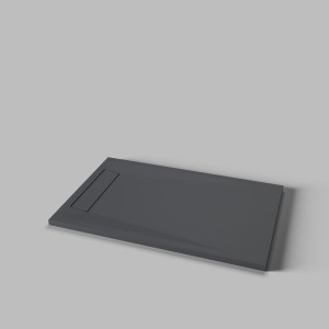 DISENIA LIGNE PLATEAU DE DOUCHE EN TECHNOGEL ANTHRACITE