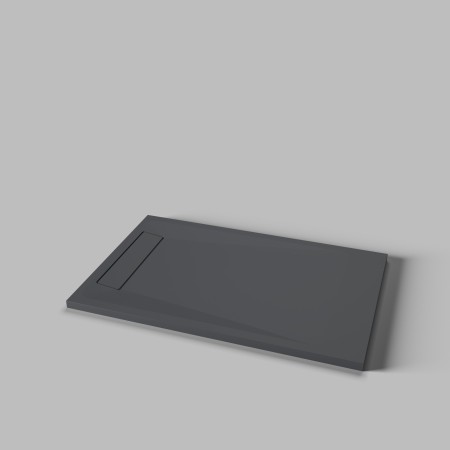 DISENIA LIGNE PLATEAU DE DOUCHE EN TECHNOGEL ANTHRACITE