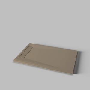 DISENIA LIGNE PLATEAU DE DOUCHE EN TECNOGEL NOISETTE