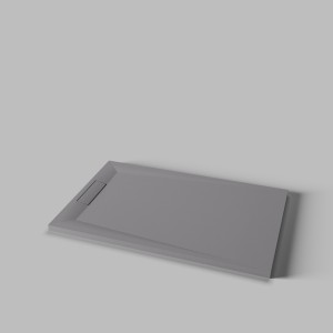 DISENIA VIRGO PLAT DE DOUCHE EN TECNOGEL CIMENT