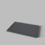 DISENIA VIRGO PLATEAU DE DOUCHE EN TECHNOGEL ANTHRACITE