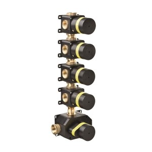 NEWFORM Corps d'encastrement brut universel pour mitigeurs thermostatiques multi-usages encastrés avec 4 sorties