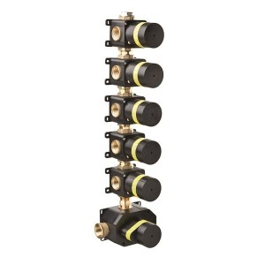 NEWFORM Corps d'encastrement brut universel pour mélangeurs thermostatiques multi-usages pour douche encastrée avec 5 sorties