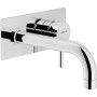 NOBILI ROBINET DE LAVABO MURAL L. 150 MM AVEC PLAQUE