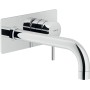 NOBILI ROBINET DE LAVABO MURAL L. 200 MM AVEC PLAQUE