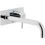 NOBILI ROBINET DE LAVABO MURAL L. 250 MM AVEC PLAQUE