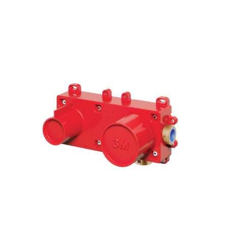 TREEMME Robinet monocommande pour lavabo / douche encastré - Parties encastrées
