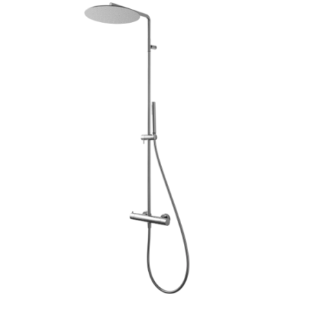 TREEMME  UP+ Colonne de douche thermostatique avec douchette et pommeau anti-calcaire