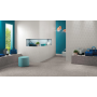 ATLAS CONCORDE 3d mur Étoiles Blanc Mat 40x80