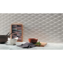 ATLAS CONCORDE 3d mur Étoiles Blanc Mat 40x80