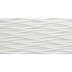 ATLAS CONCORDE mur 3D Wind Blanc Mat 40x80