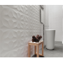 ATLAS CONCORDE mur 3D Diamant Blanc Mat 40x80 Mat
