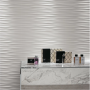 ATLAS CONCORDE 3D mur Blade Blanc Mat 40x80 Mat