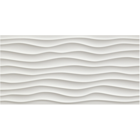 ATLAS CONCORDE mur 3d Dune Blanc Mat 40x80 Mat