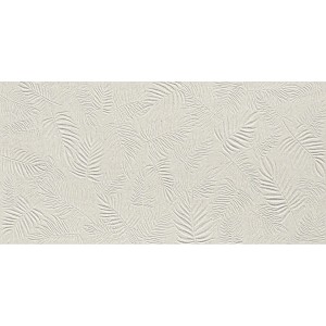 ATLAS CONCORDE 3D Mur Sculpture Feuille Perle 40x80 Mat