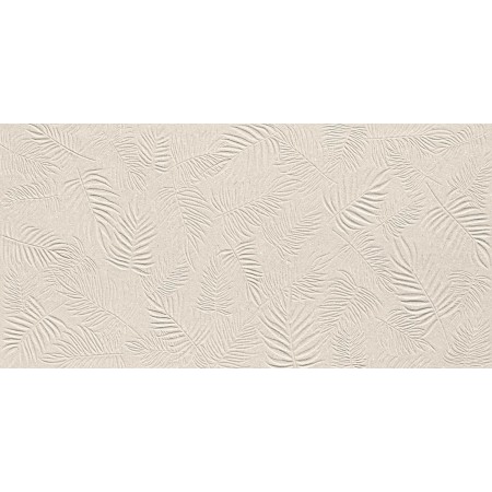 ATLAS CONCORDE 3D Mur Découpe Feuille Ivoire 40x80 Mat