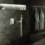 Robinetterie de Douche Encastrée avec Déviateur